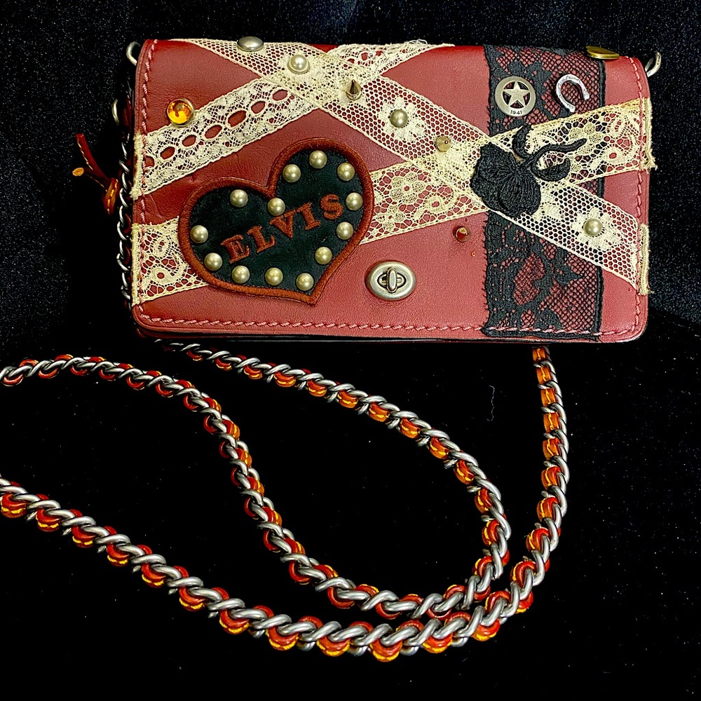 Coach Customization Elvis Dinky Crossbody